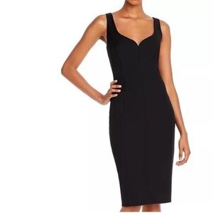 Donna Morgan Black Midi Dress